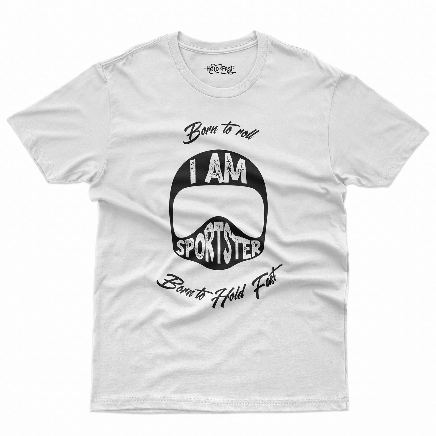 PLAYERA MANGA CORTA "BORN TO ROLL" HOMBRE
