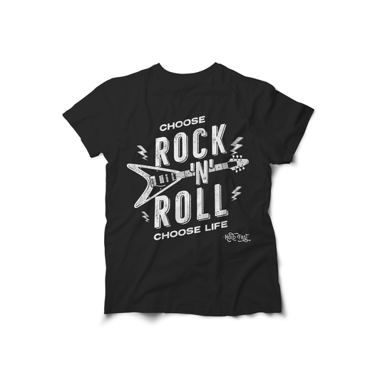 PLAYERA "CHOOSE ROCK, CHOOSE LIFE" MUJER