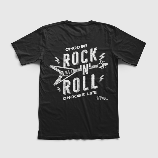 PLAYERA "CHOOSE ROCK, CHOOSE LIFE" HOMBRE