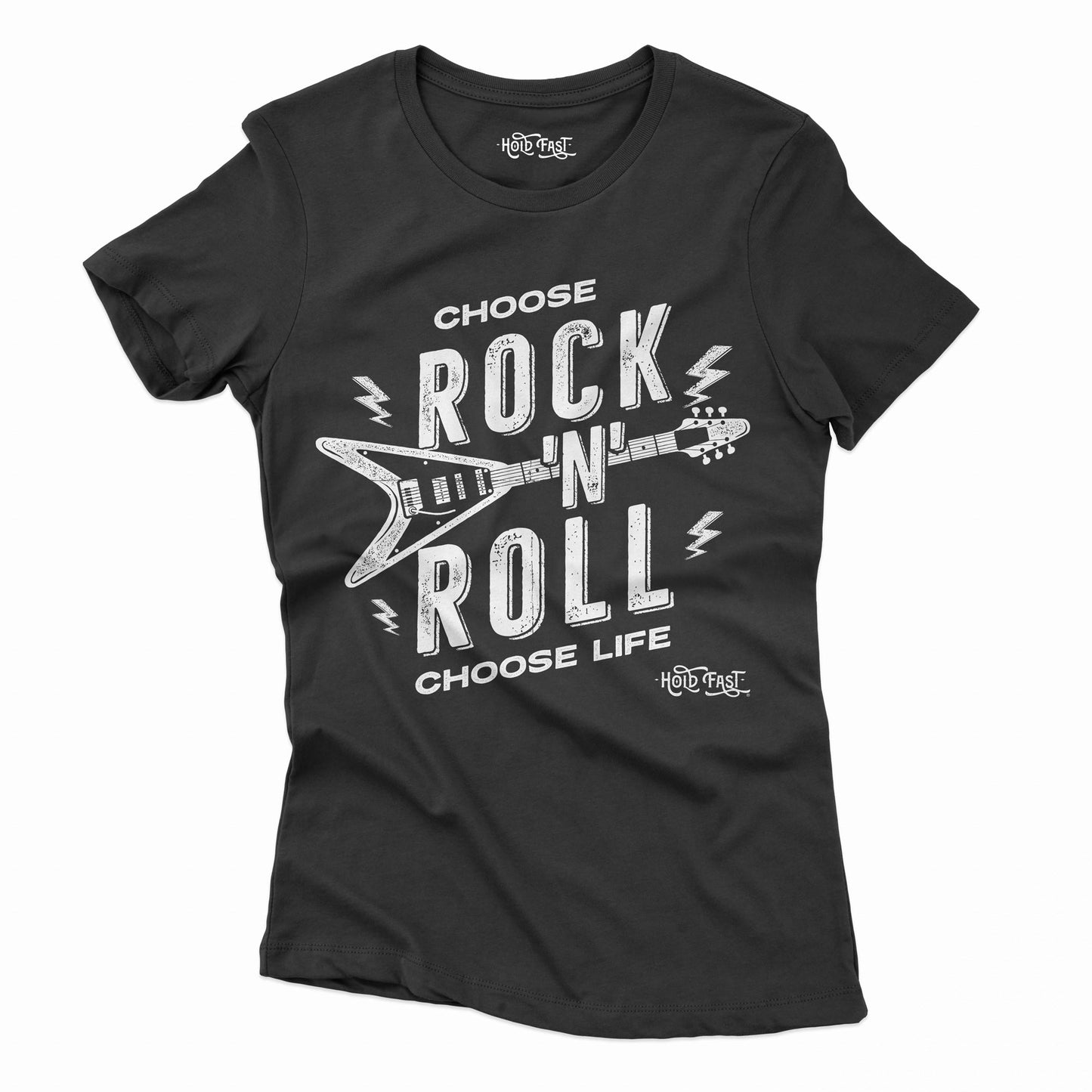 PLAYERA MANGA CORTA "CHOOSE ROCK" MUJER