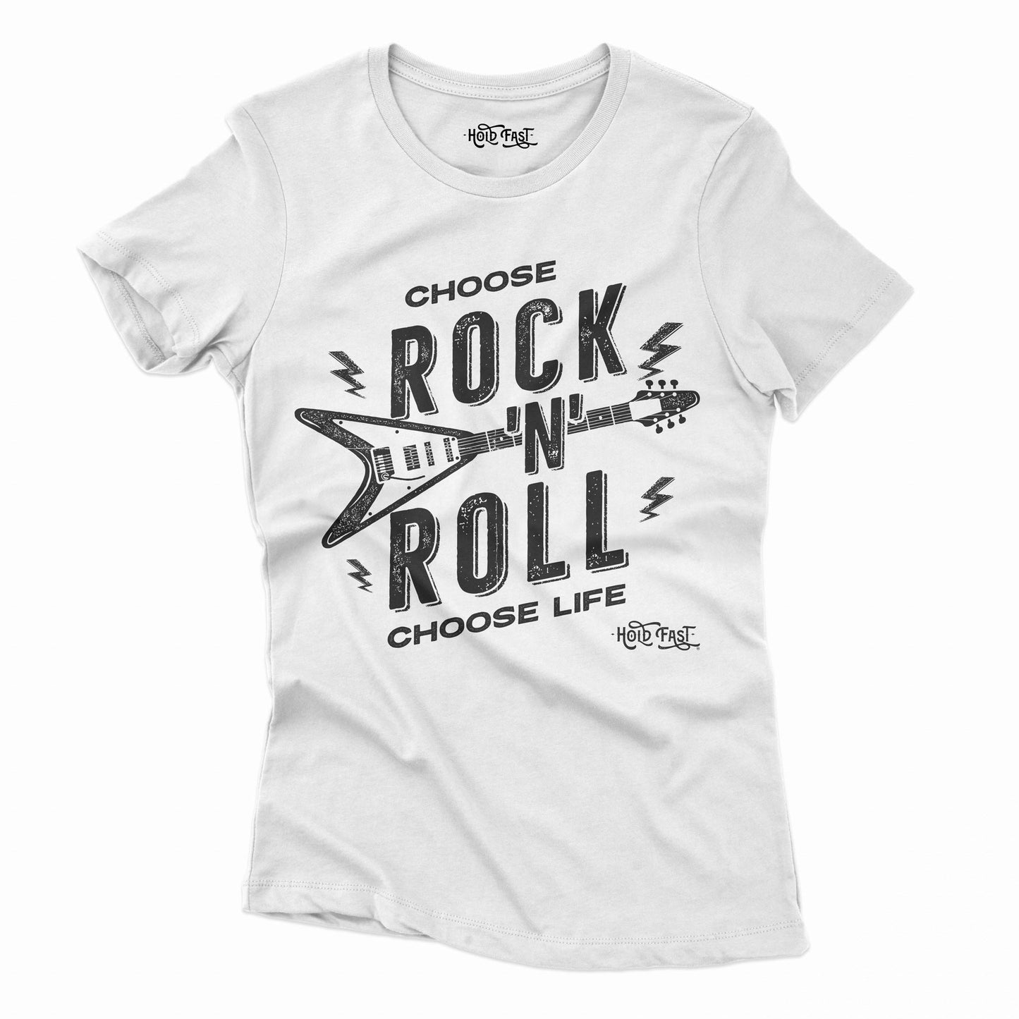 PLAYERA MANGA CORTA "CHOOSE ROCK" MUJER