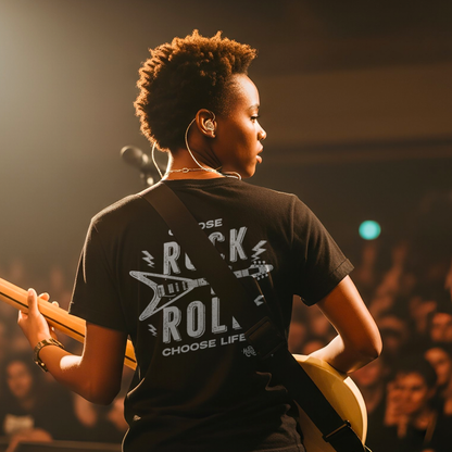 PLAYERA "CHOOSE ROCK, CHOOSE LIFE" MUJER