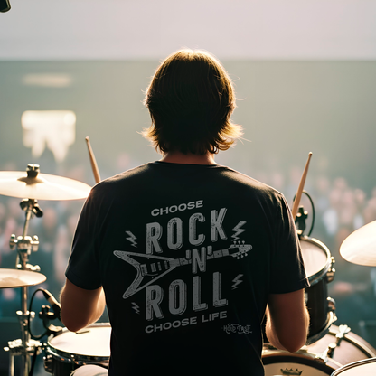PLAYERA "CHOOSE ROCK, CHOOSE LIFE" HOMBRE