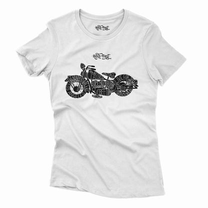 PLAYERA MANGA CORTA "LEGENDARY RACERS" MUJER