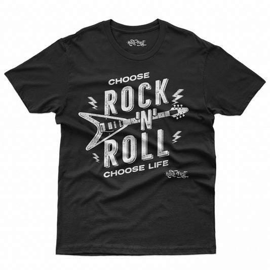 PLAYERA MANGA CORTA "CHOOSE ROCK" HOMBRE