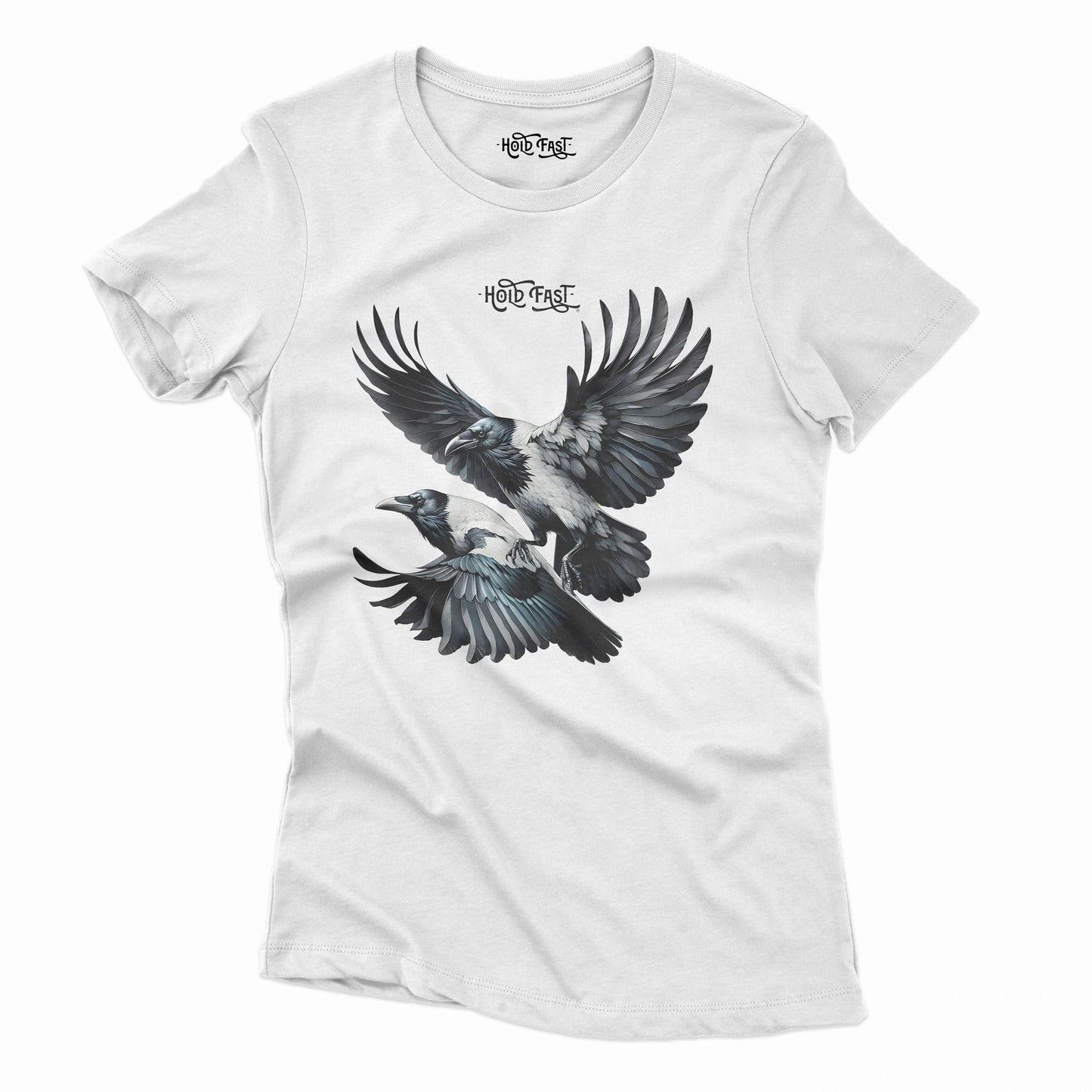 PLAYERA MANGA CORTA "CROWS" MUJER