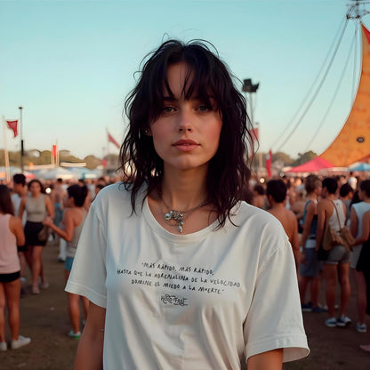 PLAYERA MANGA CORTA "FASTER" MUJER
