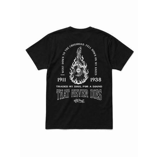 DROP 01 · NEVER DIES — PLAYERA HOMBRE