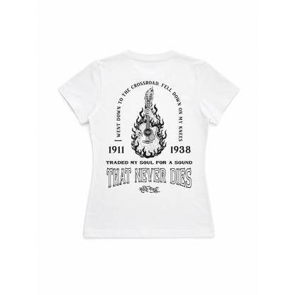 DROP 01 · NEVER DIES — PLAYERA MUJER