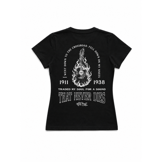 DROP 01 · NEVER DIES — PLAYERA MUJER