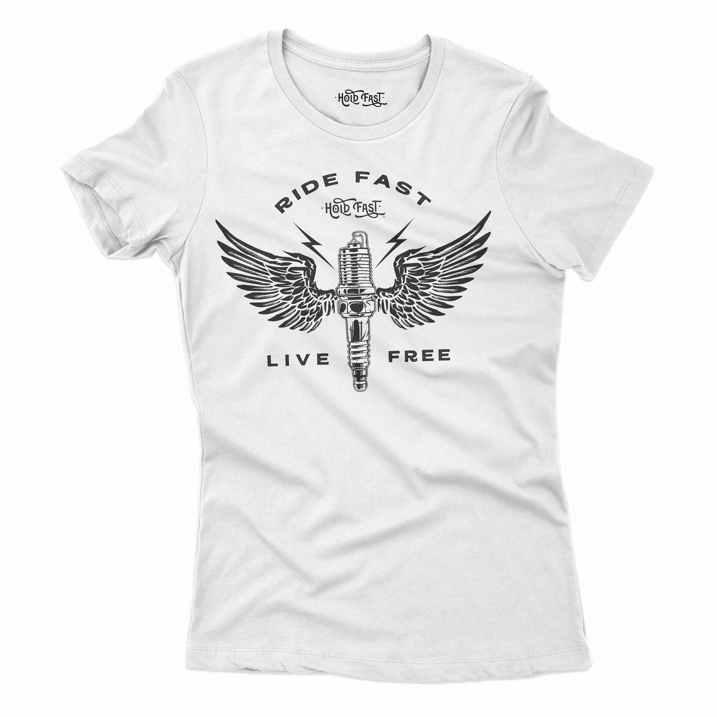 PLAYERA MANGA CORTA 2RIDE FAST LIVE FREE" MUJER