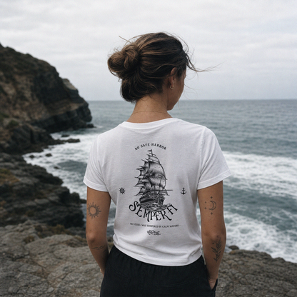 DROP 02 · SEMPER FI — PLAYERA MUJER