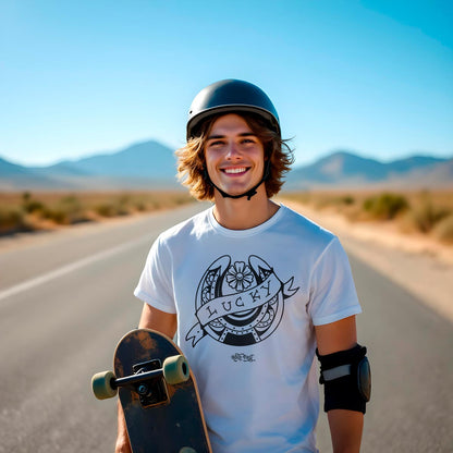 PLAYERA MANGA CORTA "LUCKY" HOMBRE