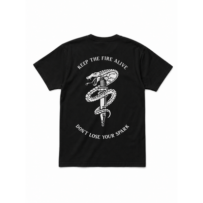 DROP 02 · DON'T LOSE YOUR SPARK — PLAYERA HOMBRE
