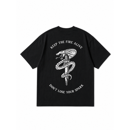 DROP 02 · DON'T LOSE YOUR SPARK — PLAYERA HOMBRE