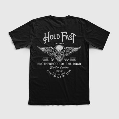 PLAYERA MANGA CORTA "HOLD FAST THE FORGE" HOMBRE