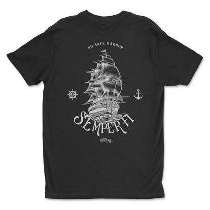 PLAYERA MANGA CORTA "SEMPER FI" MUJER